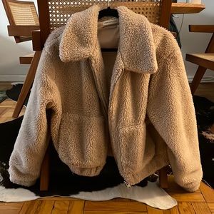 Urban Outfitters teddy jacket Medium